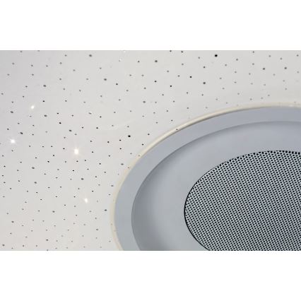 Rabalux - Plafonieră LED RGB dimabilă cu difuzor, LED/18W/230V 3000-6000K Bluetooth + telecomandă 36,5x36,5 cm