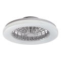 Rabalux - Plafonieră LED RGB reglabilă cu ventilator LED/48W/230V 3000-6500K + telecomandă