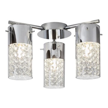 Rabalux - Plafonieră pentru baie cu 3 x E14, 40 W, 230 V, IP44, Ø 33,5 cm