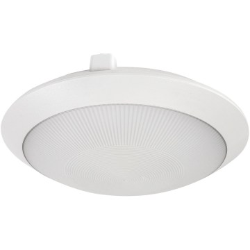 Rabalux - Plafonieră pentru exterior cu senzor de mișcare, 1xE27/9W/230V, IP65, Ø 30 cm, albă