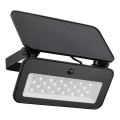 Rabalux - Proiector solar LED cu senzor LED/8W/3,7V 3000/4000/6500K IP65 2600 mAh