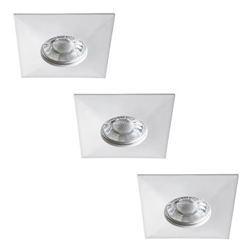 Rabalux - Set de 3 spoturi încastrate pentru baie LED/4W/230V IP44