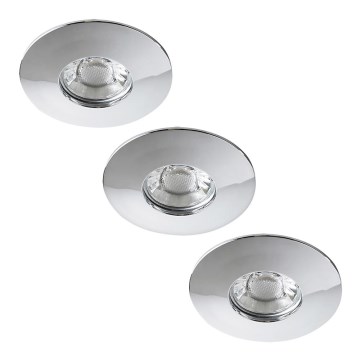 Rabalux - Set de 3 spoturi LED încastrate pentru baie LED/4W/230V IP44