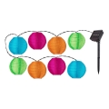 Rabalux - Șir luminos solar cu LED 8xLED/0,48W/1,2V 4,3 m IP44 600 mAh