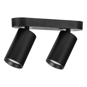 Rabalux - Spot 2x GU10/7W/230V, negru