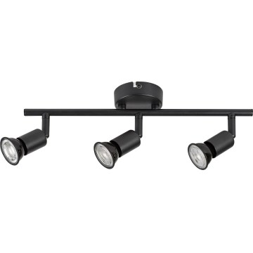 Rabalux - Spot 3xGU10/25W/230V negru