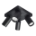 Rabalux - Spot aplicat, 4x GU10/7W/230V, negru