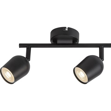 Rabalux - Spot cu 2 socluri GU10, 15W, 230V, negru
