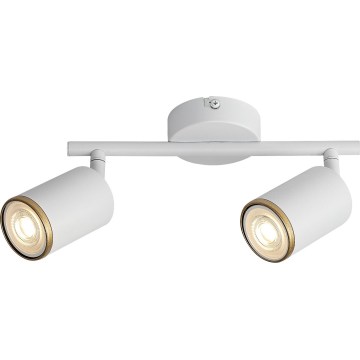 Rabalux - Spot dublu 2 x GU10, 15 W, 230 V, alb