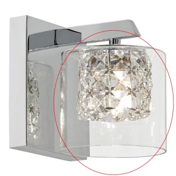 Rabalux - Sticlă de rezervă pentru lampa de perete DUCHESS G9