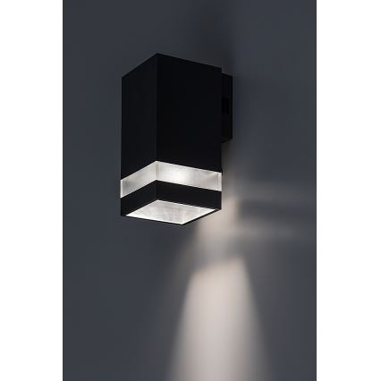 Rabalux - Aplica de perete LED pentru exterior, 9W, 230V, IP65, antracit