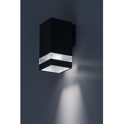 Rabalux - Aplica de perete LED pentru exterior, 9W, 230V, IP65, antracit