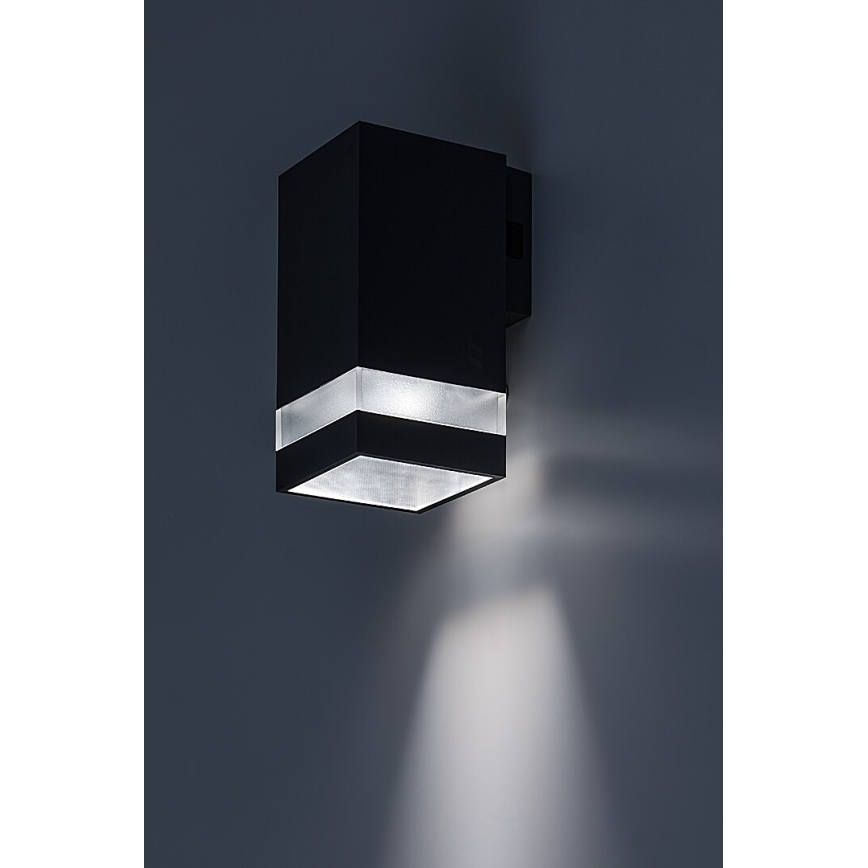 Rabalux - Aplica de perete LED pentru exterior, 9W, 230V, IP65, antracit
