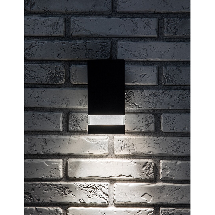 Rabalux - Aplica de perete LED pentru exterior, 9W, 230V, IP65, antracit