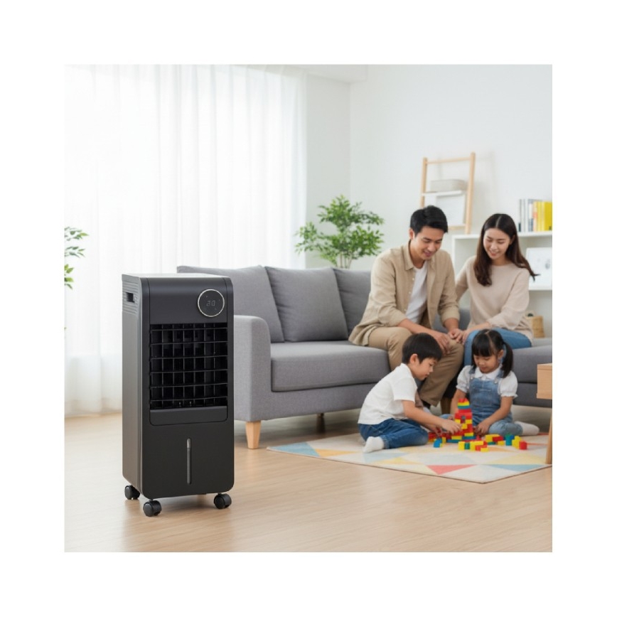 Răcitor de aer portabil VIENTO COOL-R 65W/230V negru + telecomandă