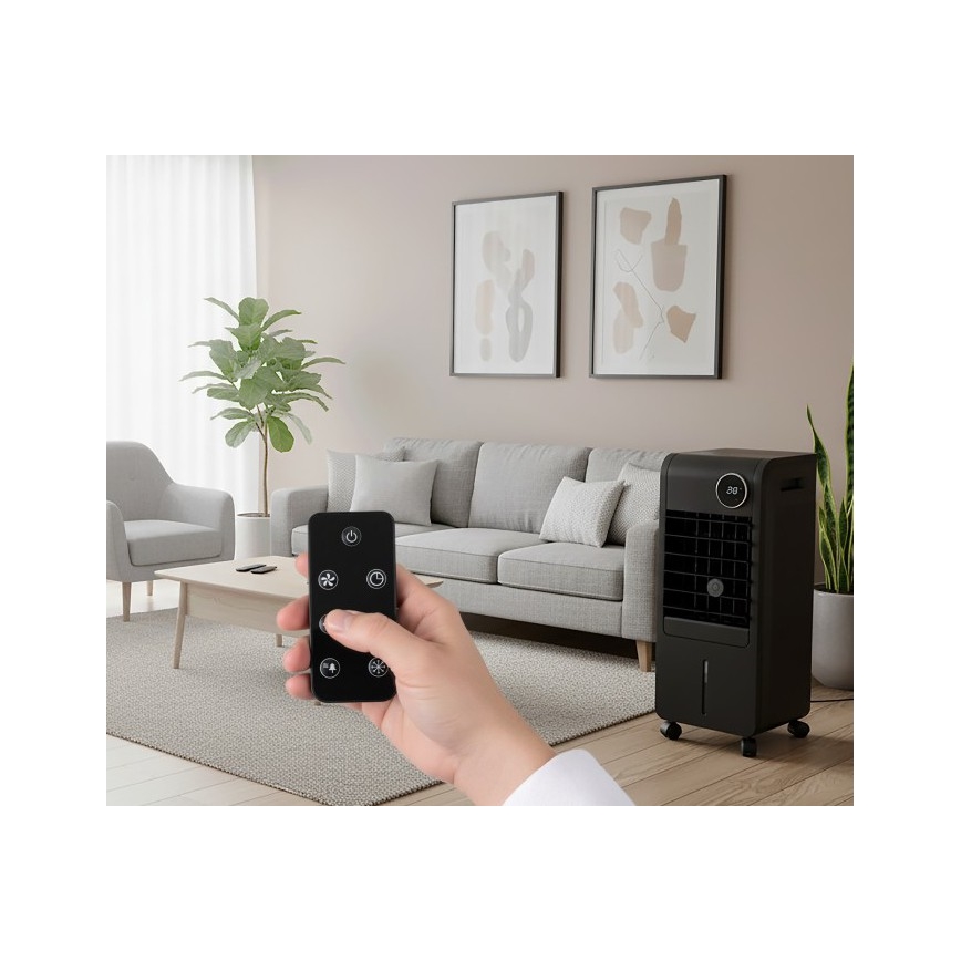 Răcitor de aer portabil VIENTO COOL-R 65W/230V negru + telecomandă