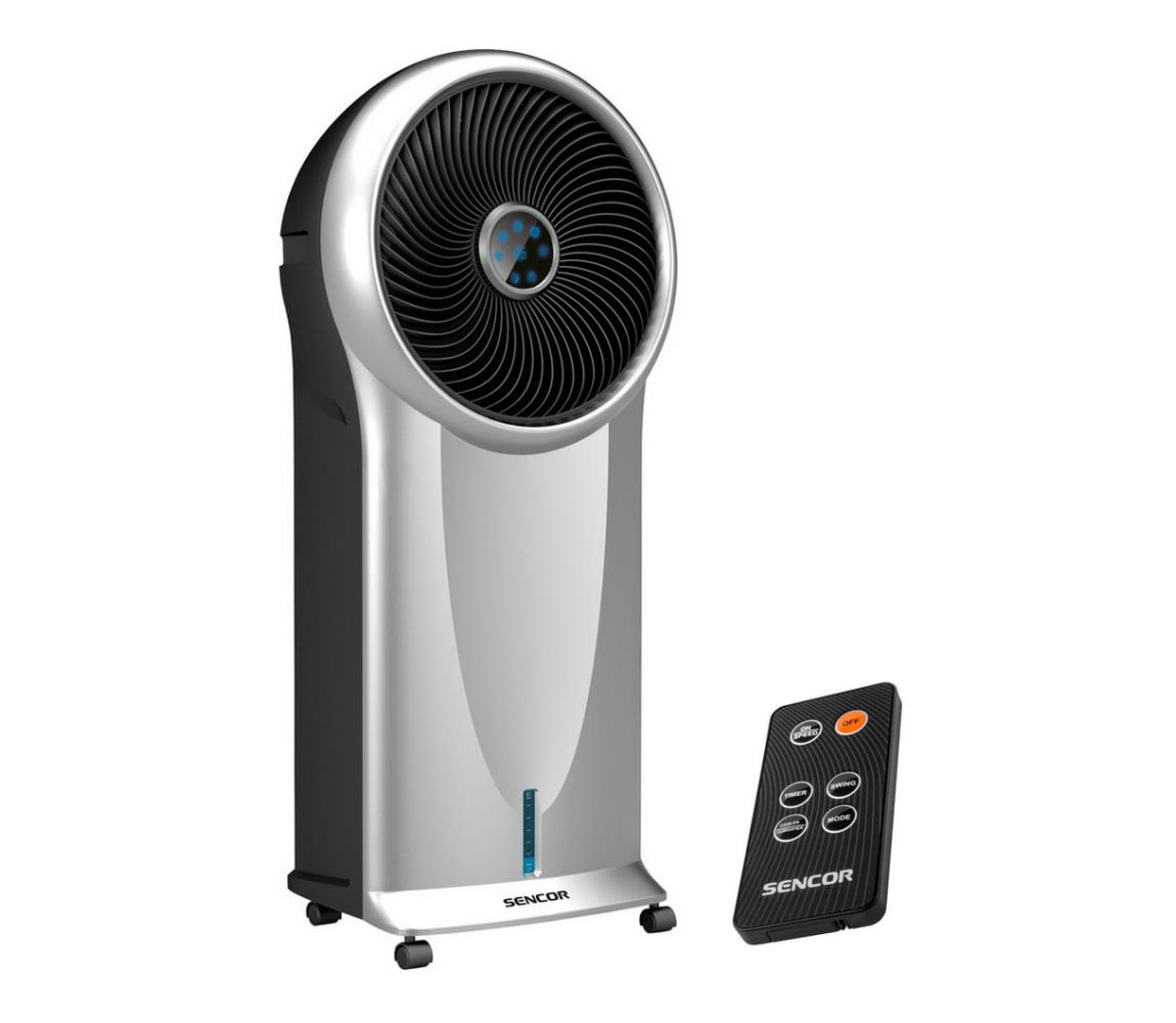 Răcitor mobil de aer 3 în 1 110W/230V argintiu/negru Sencor + telecomandă