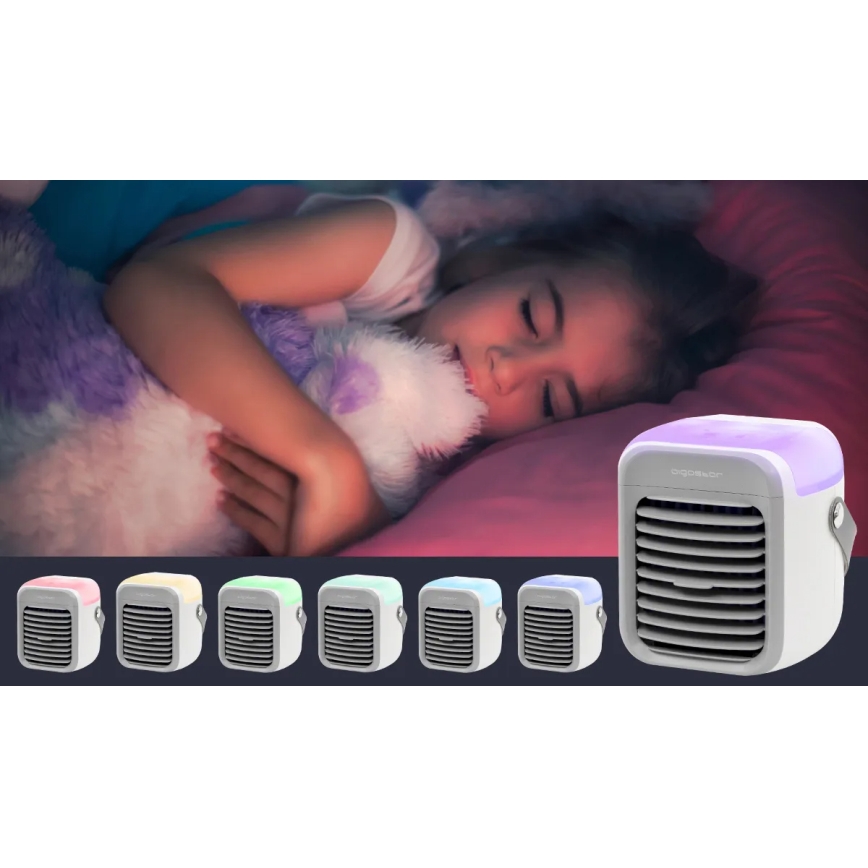 Răcitor portabil de aer Aigostar 8W/5V alb