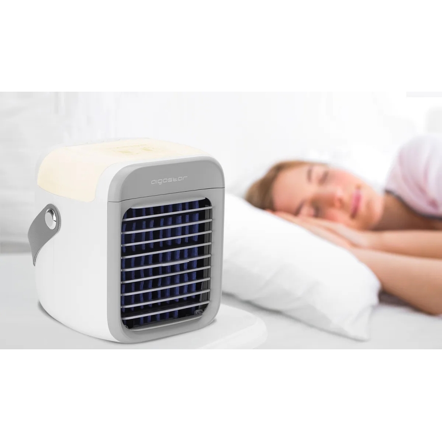 Răcitor portabil de aer Aigostar 8W/5V alb