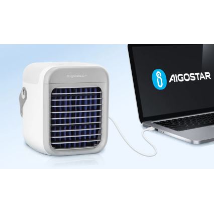 Răcitor portabil de aer Aigostar 8W/5V alb