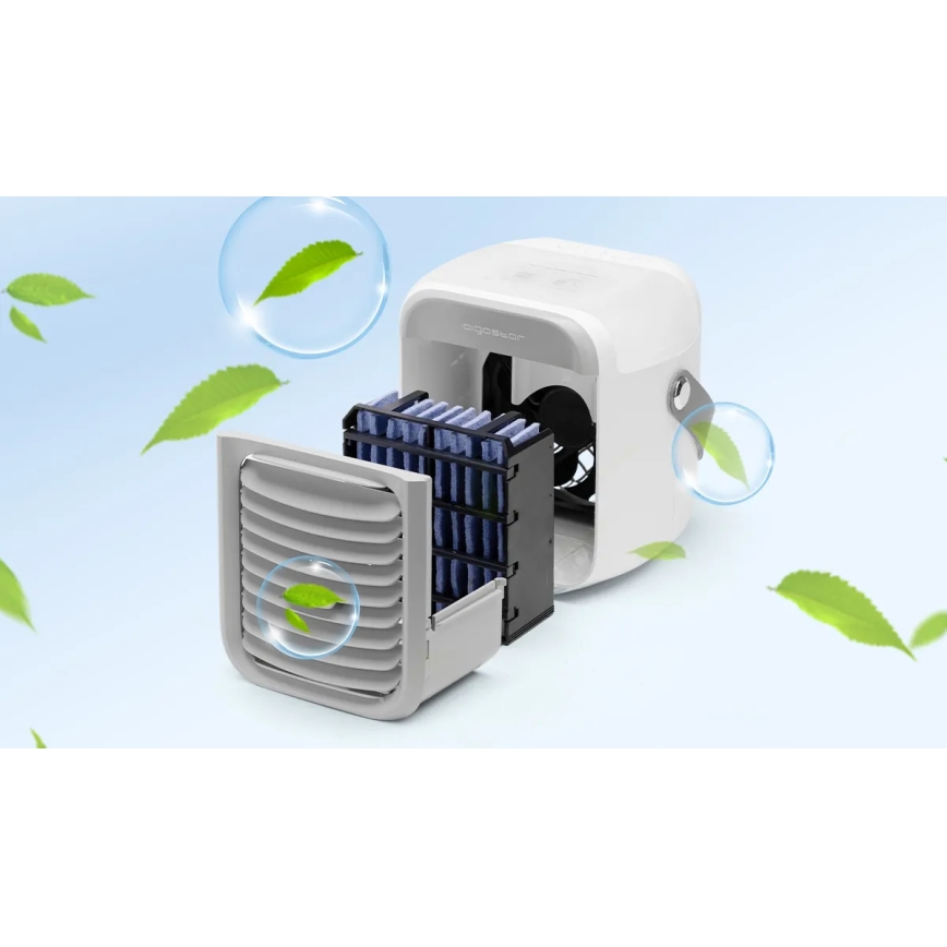 Răcitor portabil de aer Aigostar 8W/5V alb
