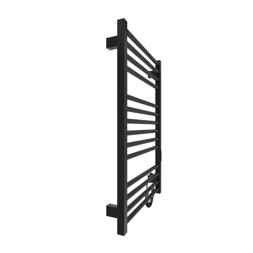 Radiator baie tip scară HF DERBY, 170 W, 230 V, 77 x 53 cm, negru, IP44