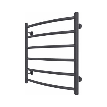 Radiator baie tip scară INOX CLASSIC, 122 W/230 V, 57 x 53 cm, inox/antracit