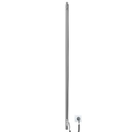 Radiator de baie RAY 25W/230V 110x30 cm IP44 inox/crom lucios