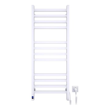 Radiator de baie tip scară AVANGARD cu termostat, 227 W, 120 x 48 cm, alb, conexiune pe dreapta
