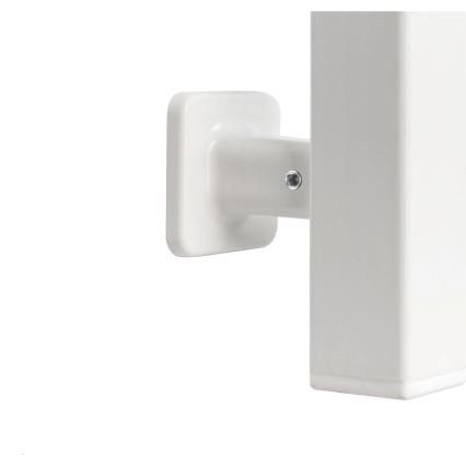 Radiator pentru baie tip scară AVANGARD cu termostat — 300 W/230 V, 50,6 cm, IP44, alb, versiune stânga, design cu colțuri drepte