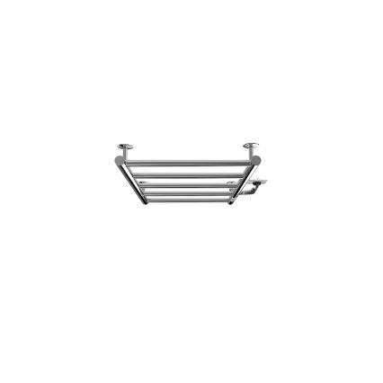 Radiator de baie tip scară CLASSIC 65W/230V 66x42 cm inox/crom lucios, montaj pe partea dreaptă