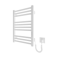 Radiator de baie tip scară HF DERBY, 100 W / 230 V, 57 x 43 cm, alb, racordare pe dreapta