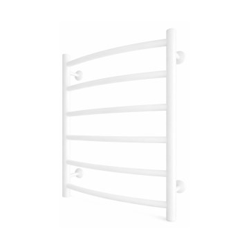 Radiator de baie tip scară INOX CLASSIC 120W/230V 57 x 43 cm inox/alb