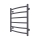 Radiator de baie tip scară INOX CLASSIC 120W/230V 57x43 cm inox/antracit