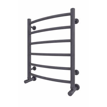 Radiator de baie tip scară INOX CLASSIC 120W/230V 57x43 cm inox/antracit