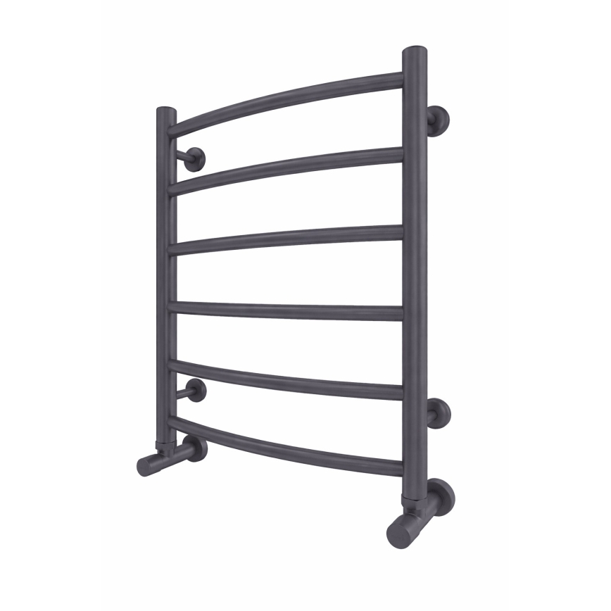 Radiator de baie tip scară INOX CLASSIC 120W/230V 57x43 cm inox/antracit