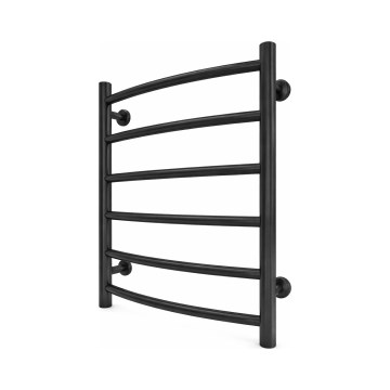 Radiator de baie tip scară INOX CLASSIC 120W/230V 57x43 cm inox/negru