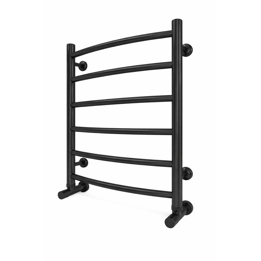 Radiator de baie tip scară INOX CLASSIC 120W/230V 57x43 cm inox/negru