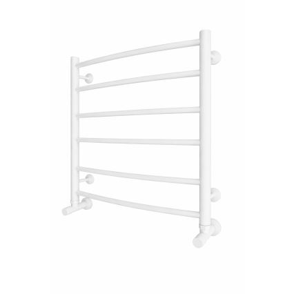 Radiator de baie tip scară INOX CLASSIC, 122 W, 230 V, 57 x 53 cm, inox/alb