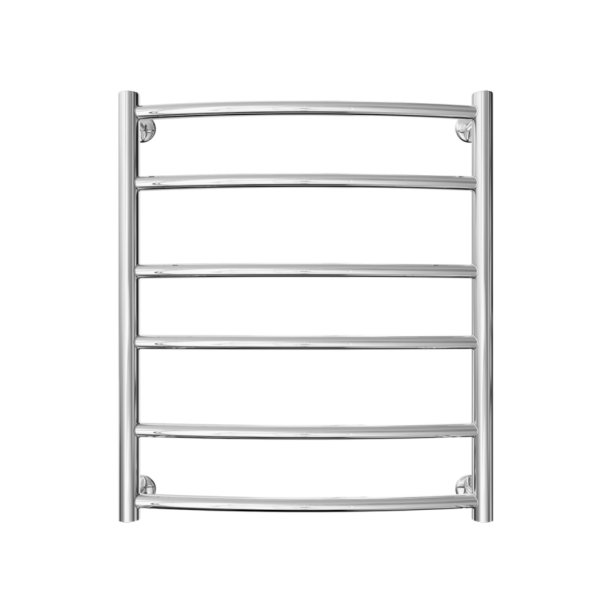 Radiator de baie tip scară INOX CLASSIC, 122W/230V, 57x53 cm, inox/crom lucios