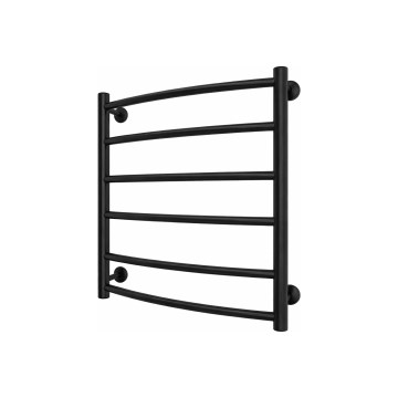 Radiator de baie tip scară INOX CLASSIC 122W/230V 57x53 cm inox/negru