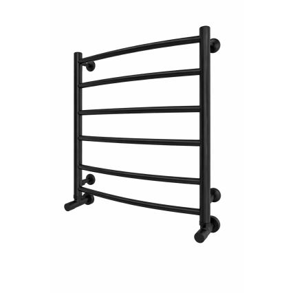 Radiator de baie tip scară INOX CLASSIC 122W/230V 57x53 cm inox/negru