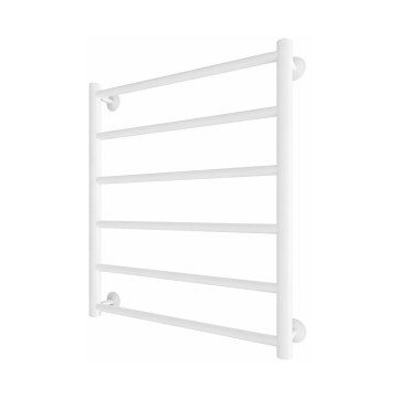Radiator de baie tip scară INOX FLAT 122W/230V 57x43 cm inox/alb