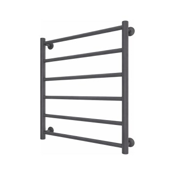 Radiator de baie tip scară INOX FLAT 122W/230V 57x43 cm inox/antracit