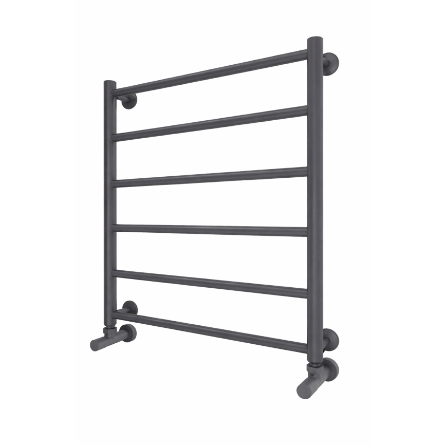 Radiator de baie tip scară INOX FLAT 122W/230V 57x43 cm inox/antracit