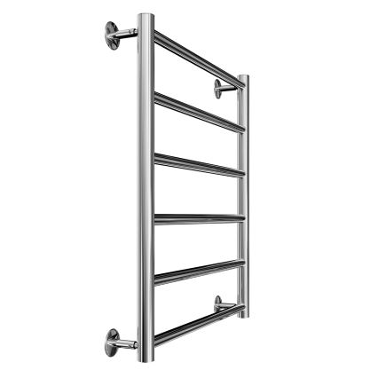 Radiator de baie tip scară INOX FLAT 122W/230V, 57x43 cm, inox/crom lucios