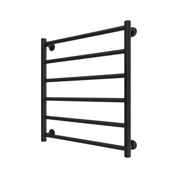 Radiator de baie tip scară INOX FLAT 122W/230V 57x43 cm inox/negru