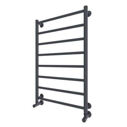 Radiator de baie tip scară INOX FLAT 163W/230V 77x53 cm inox/antracit