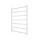 Radiator de baie tip scară INOX TOKIO, 161 W / 230 V, 77 x 53 cm, inox/alb