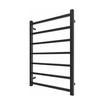 Radiator de baie tip scară INOX TOKIO, 161W/230V, 77x53 cm, inox/negru